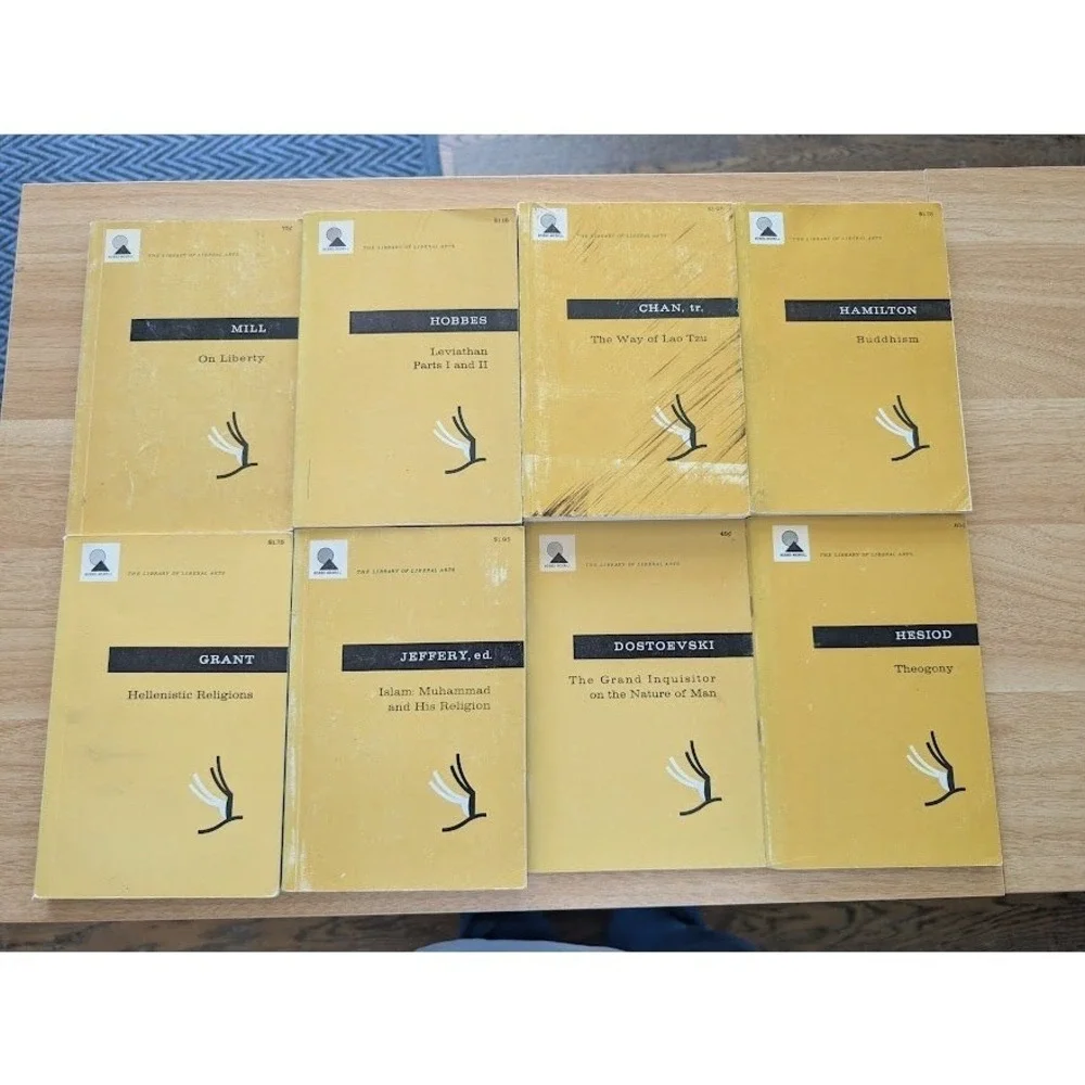 Library‎ of Liberal Arts Books Mill Hobbes Dostoevski Hamilton Hesiod Grant Chan